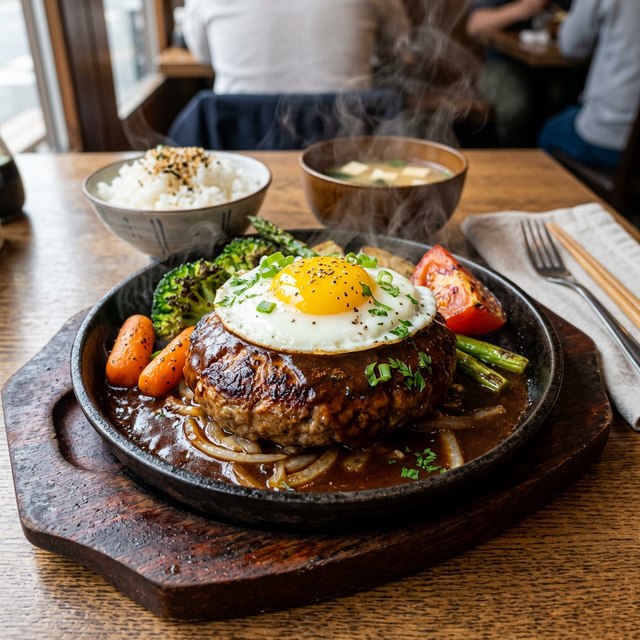 黒毛和牛のハンバーグ