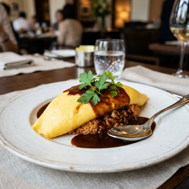 特製デミグラスオムライス